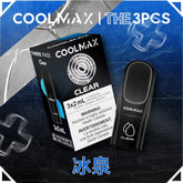 COOLMAX 3pcs Prefilled E-Liquid Pods - Clear