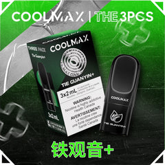 COOLMAX 3pcs Prefilled E-Liquid Pods - Tie Guanyin+