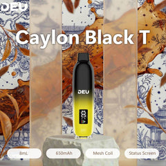 DEU-8ML-Disposable-Vape-Caylon-Black-T