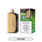 Orbito Lumo AI 120K Disposable Vape Green Apple