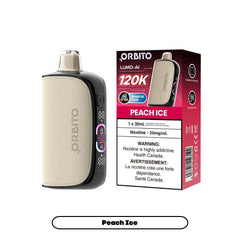 Orbito Lumo AI 120K Disposable Vape Peach Ice