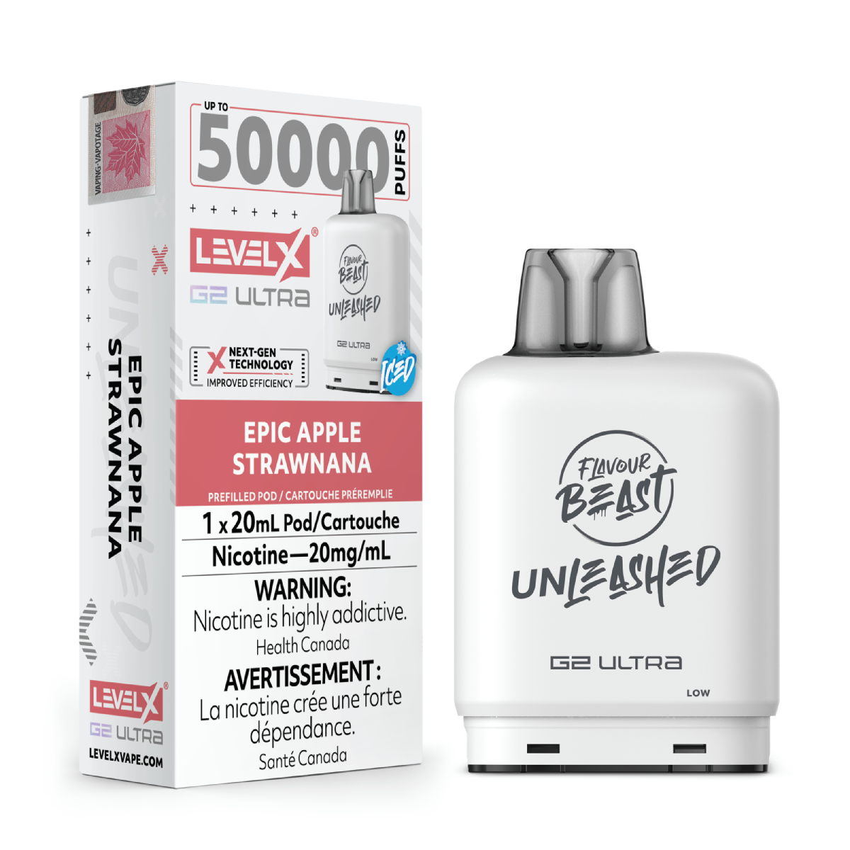 levelx-g2-ultra_unleashed_pod_jul2025-render-fam-exs_20mg-epicapplestrawnana