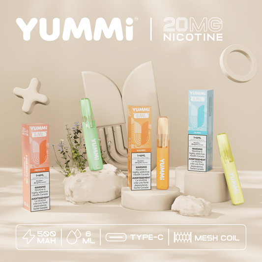 YUMMI Dash 一次性电子烟｜小容量大享受，多口味随心选择