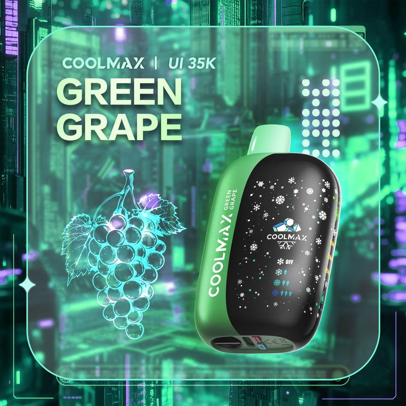 COOLMAX UI35K DISPOSABLE VAPE GREEN GRAPE