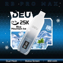 DEU RB PRO MAX+ 25K DISPOSABLE VAPE_BlueMountainIce