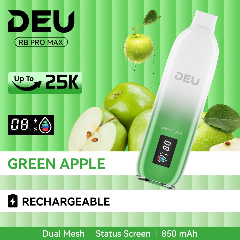 DEU_RB_PRO_MAX_25K_DISPOSABLE_VAPE_GREEN APPLE