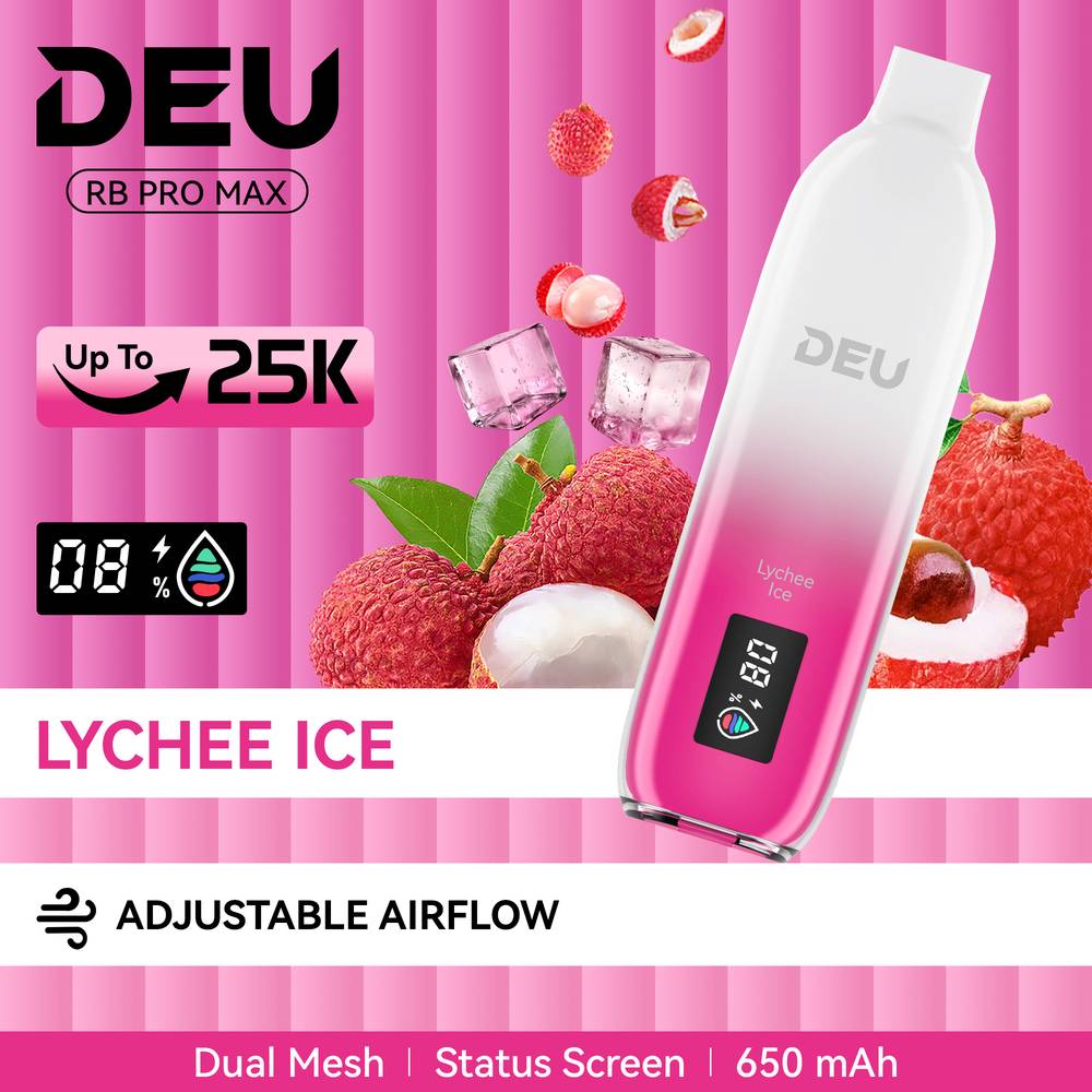 DEU_RB_PRO_MAX_25K_DISPOSABLE_VAPE_LycheeIce