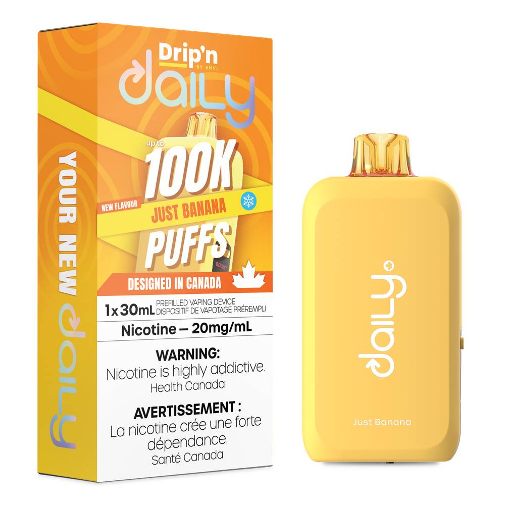 Drip'n Daily 100K Disposable Vape - Just Banana