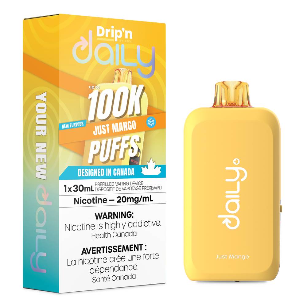 Drip'n Daily 100K Disposable Vape - Just Mango