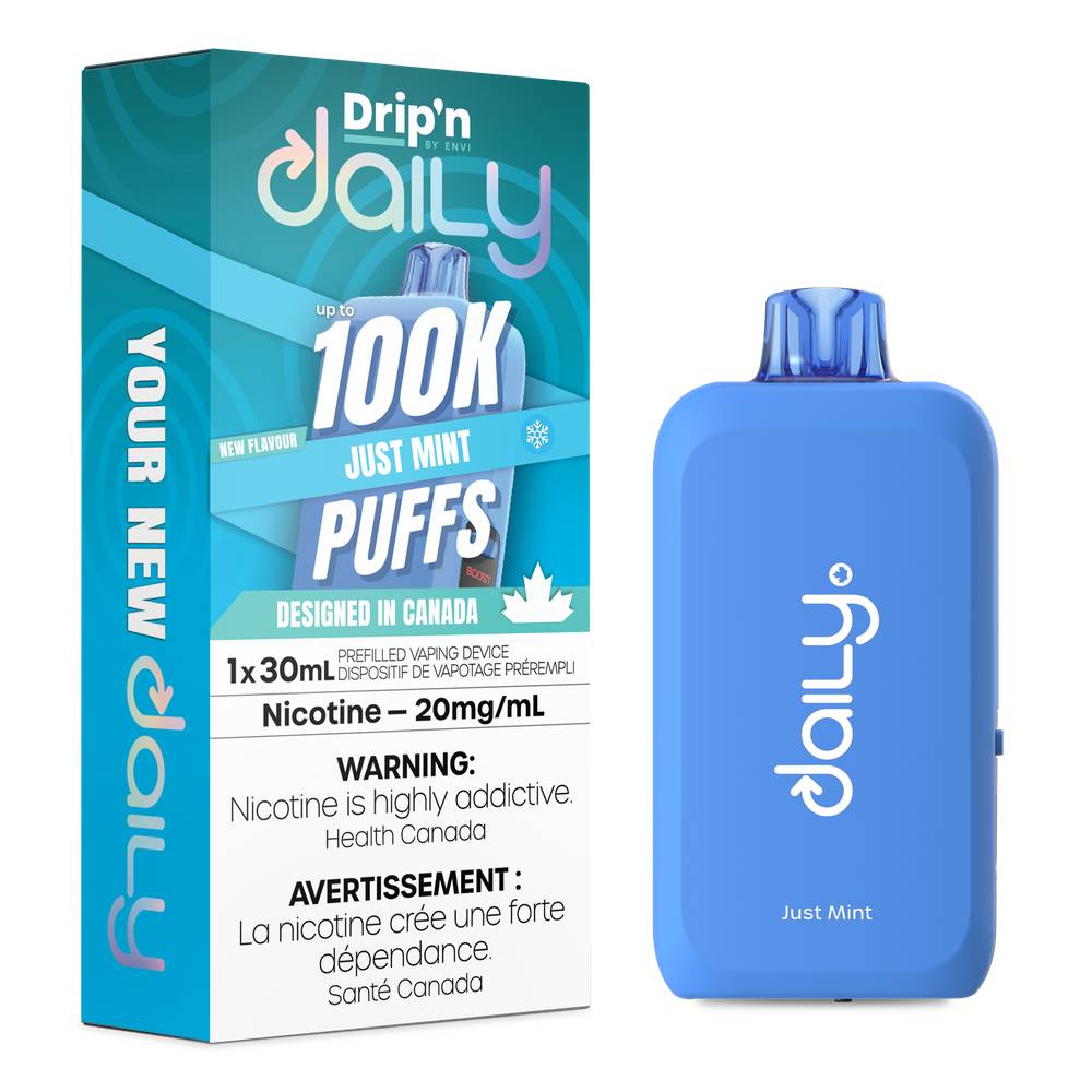 Drip'n Daily 100K Disposable Vape - Just Mint