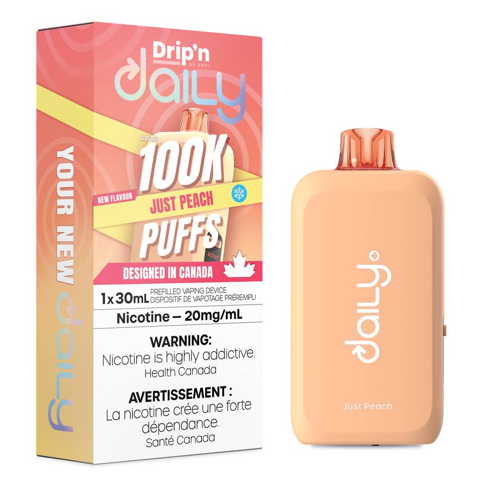 Drip'n Daily 100K Disposable Vape - Just Peach