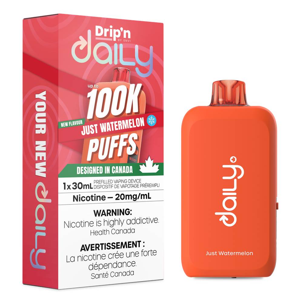 Drip'n Daily 100K Disposable Vape - Just Watermelon
