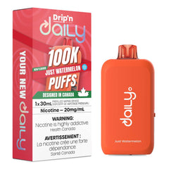 Drip'n Daily 100K Disposable Vape - Just Watermelon