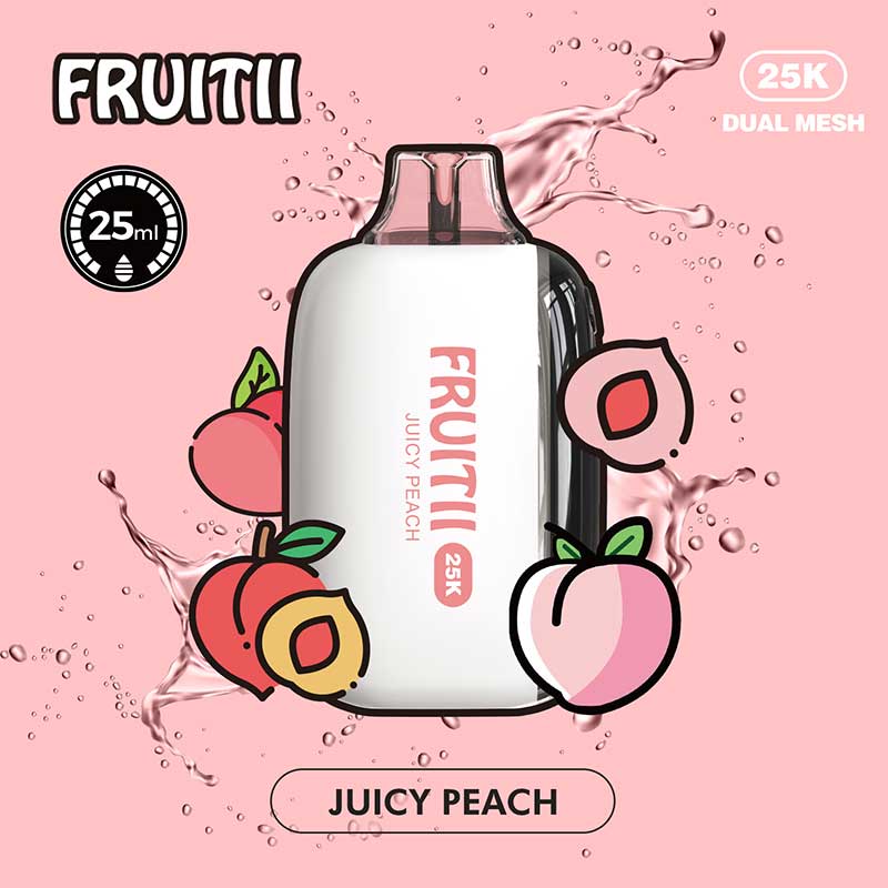 FRUITII 25K DISPOSABLE VAPE Juicy-peach