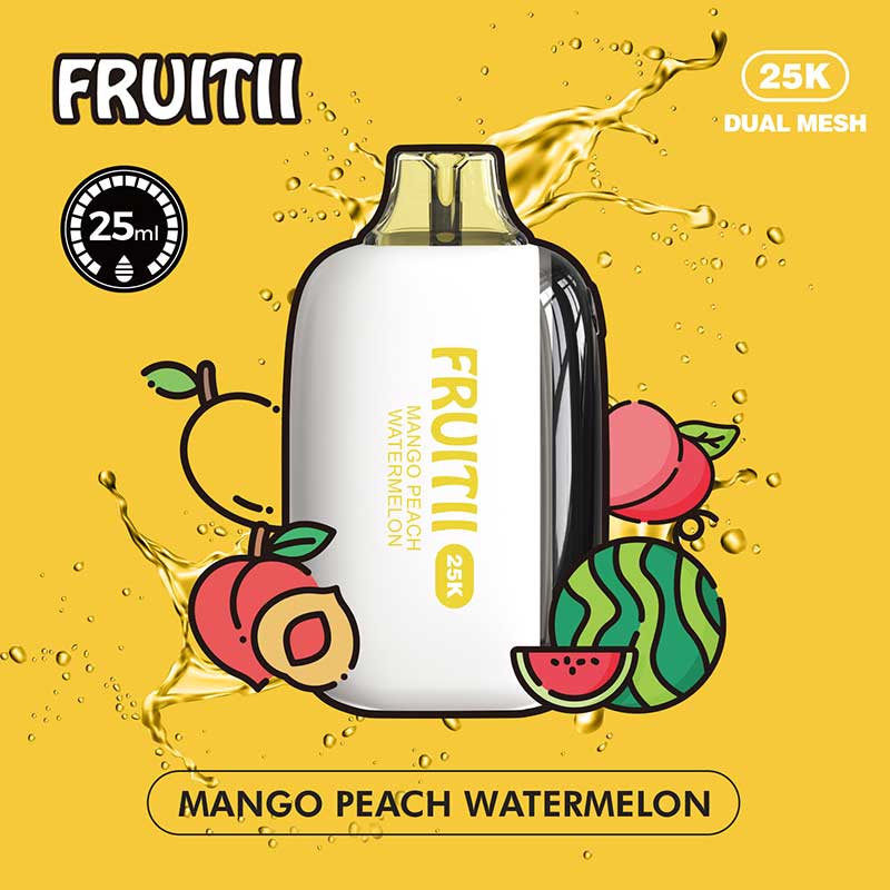 FRUITII 25K DISPOSABLE VAPE Mango-peach-watermelon