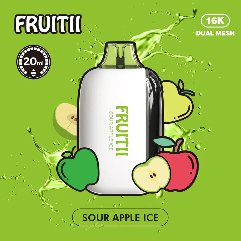 FRUITII 25K DISPOSABLE VAPE greenapple