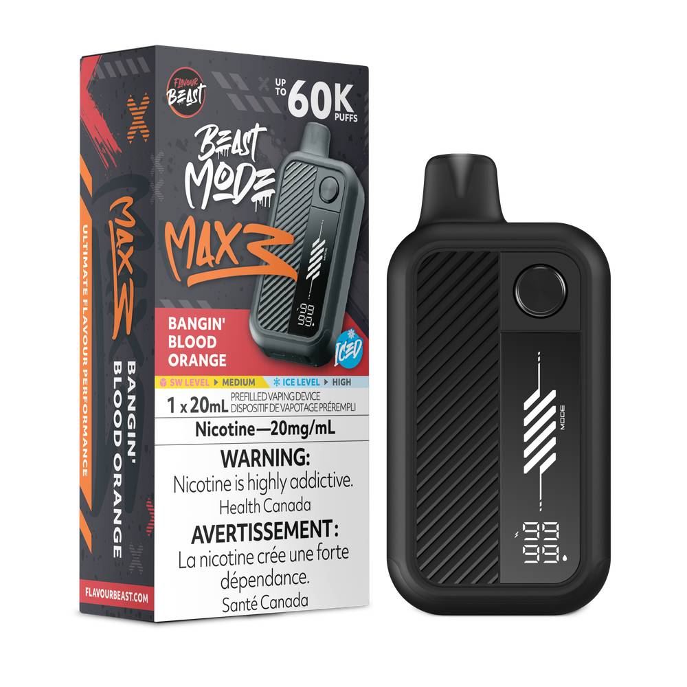 Flavour Beast Beast Mode MAX 3 60K Disposable Vape - Bangin Blood Orange