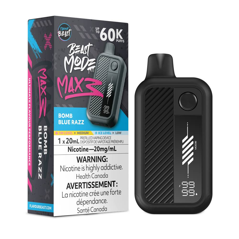 Flavour Beast Beast Mode MAX 3 60K Disposable Vape - Bomb Blue Razz