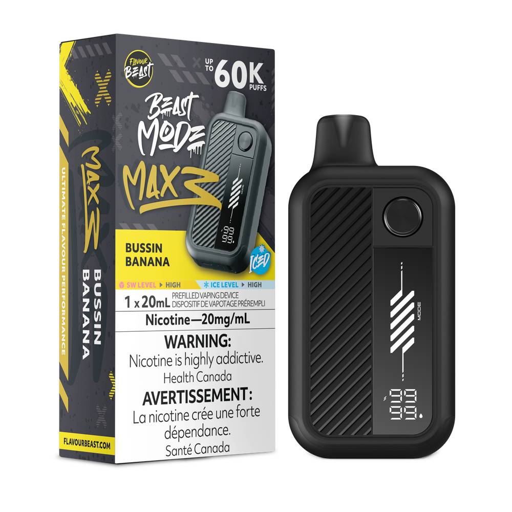 Flavour Beast Beast Mode MAX 3 60K Disposable Vape - Bussin Banana