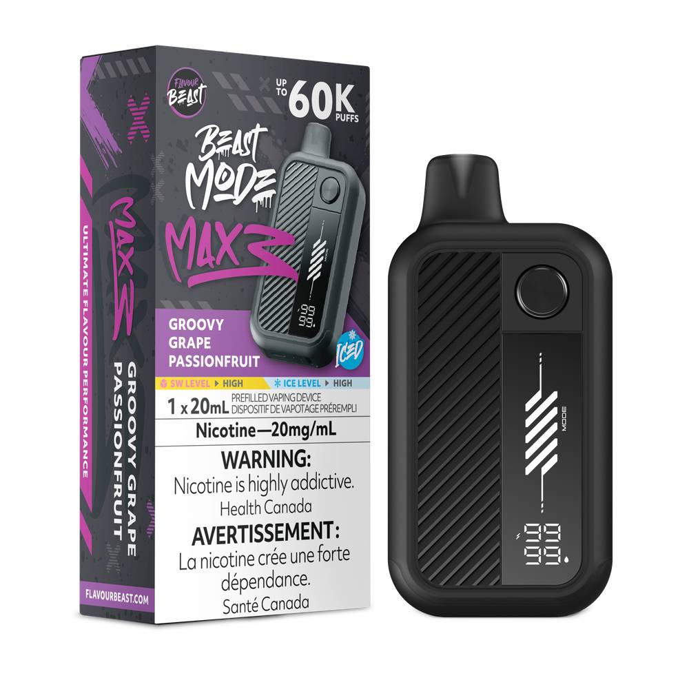 Flavour Beast Beast Mode MAX 3 60K Disposable Vape - Groovy Grape Passionfruit