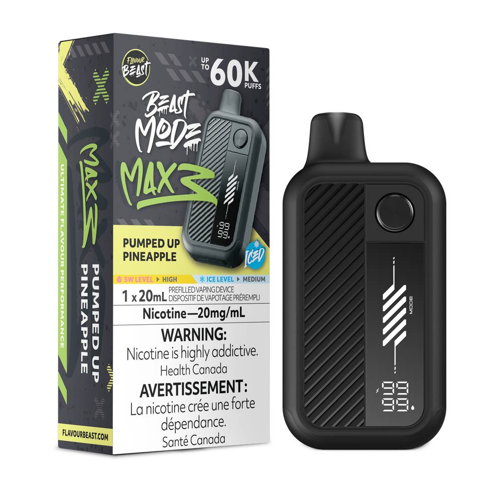 Flavour Beast Beast Mode MAX 3 60K Disposable Vape - Pumped Up Pineapple