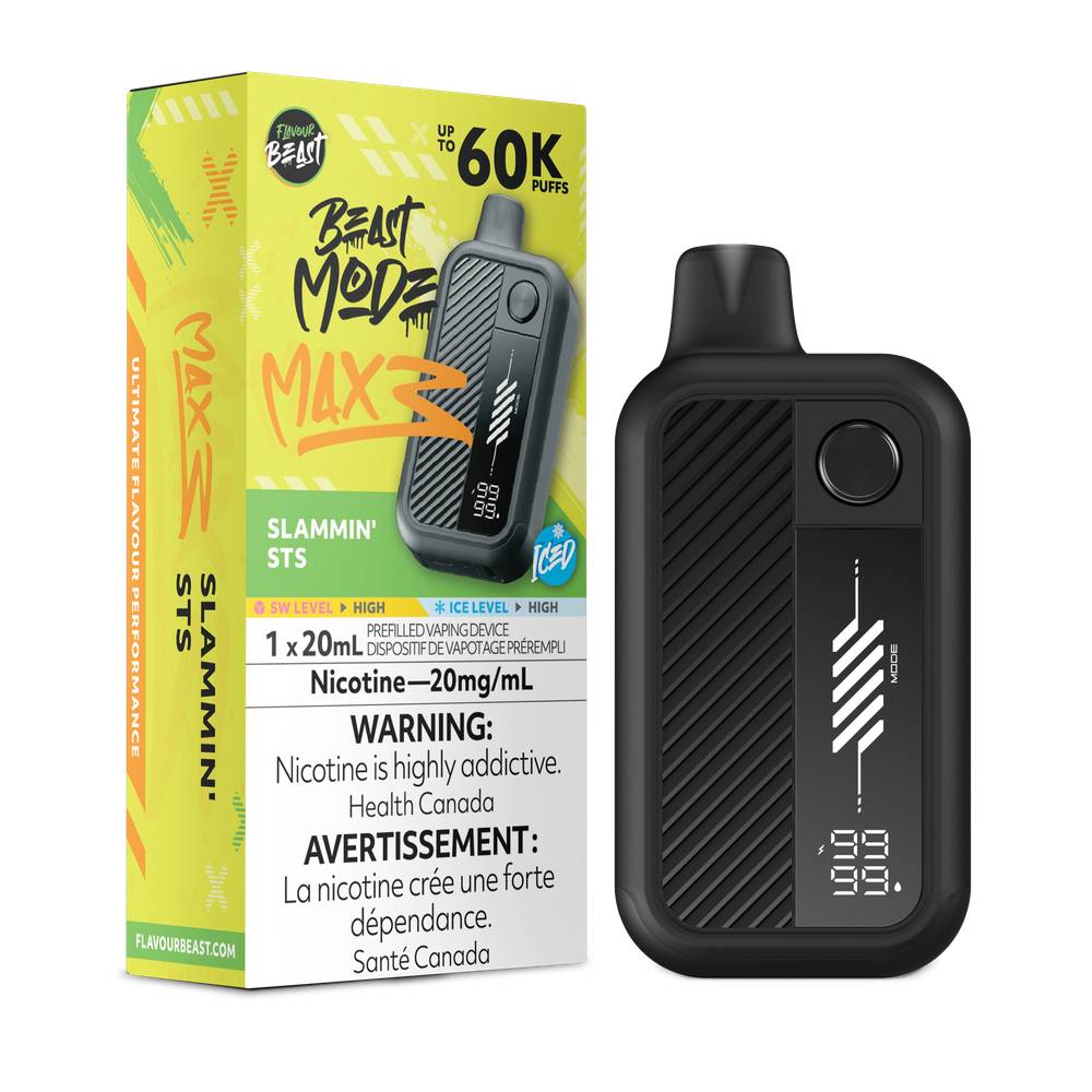 Flavour Beast Beast Mode MAX 3 60K Disposable Vape - Slammin STS