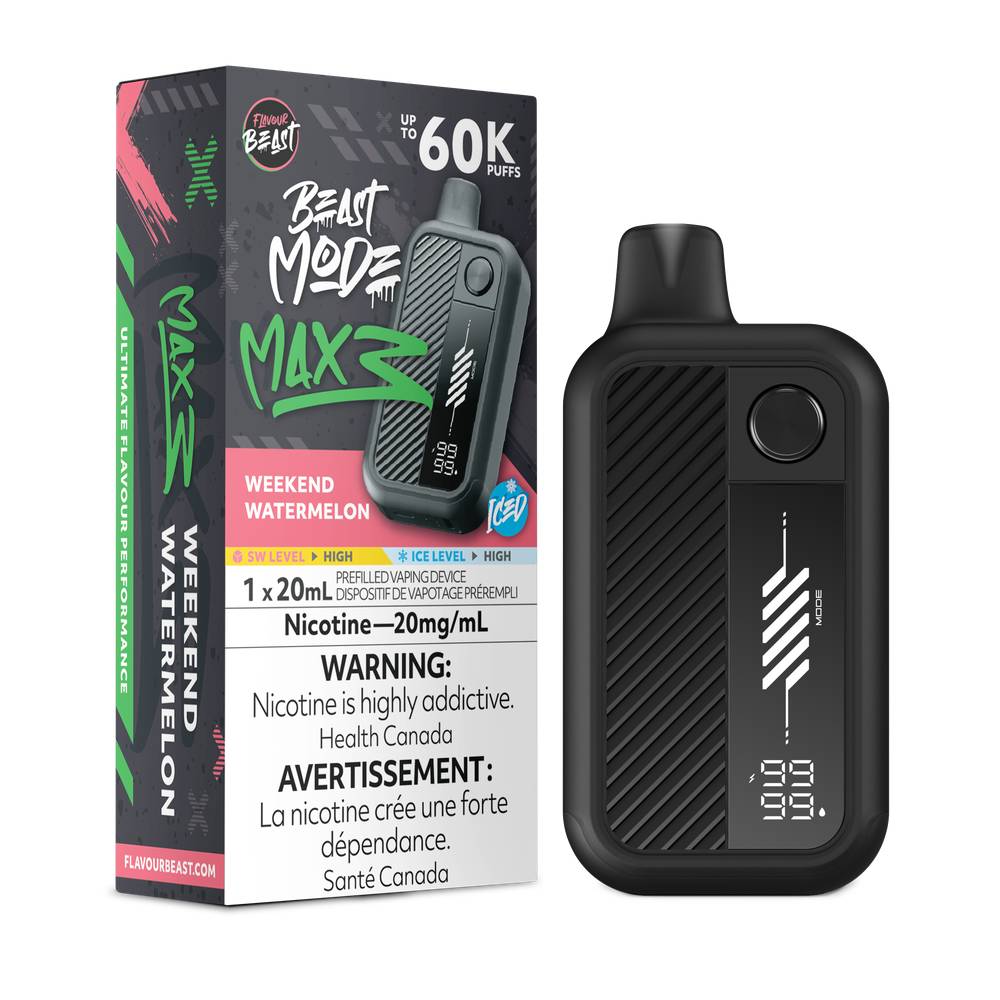 Flavour Beast Beast Mode MAX 3 60K Disposable Vape - Weekend Watermelon
