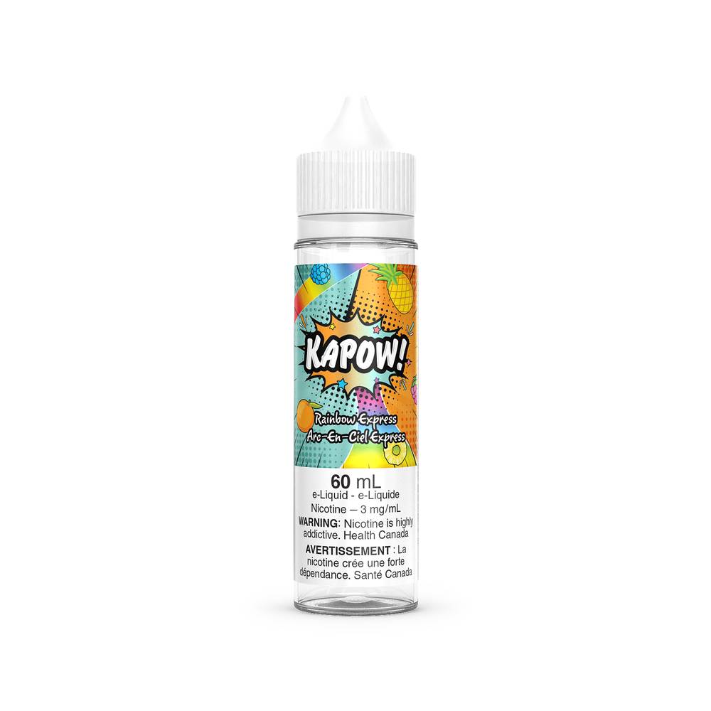 KAPOW! FREEBASE E-LIQUID RainbowExpress