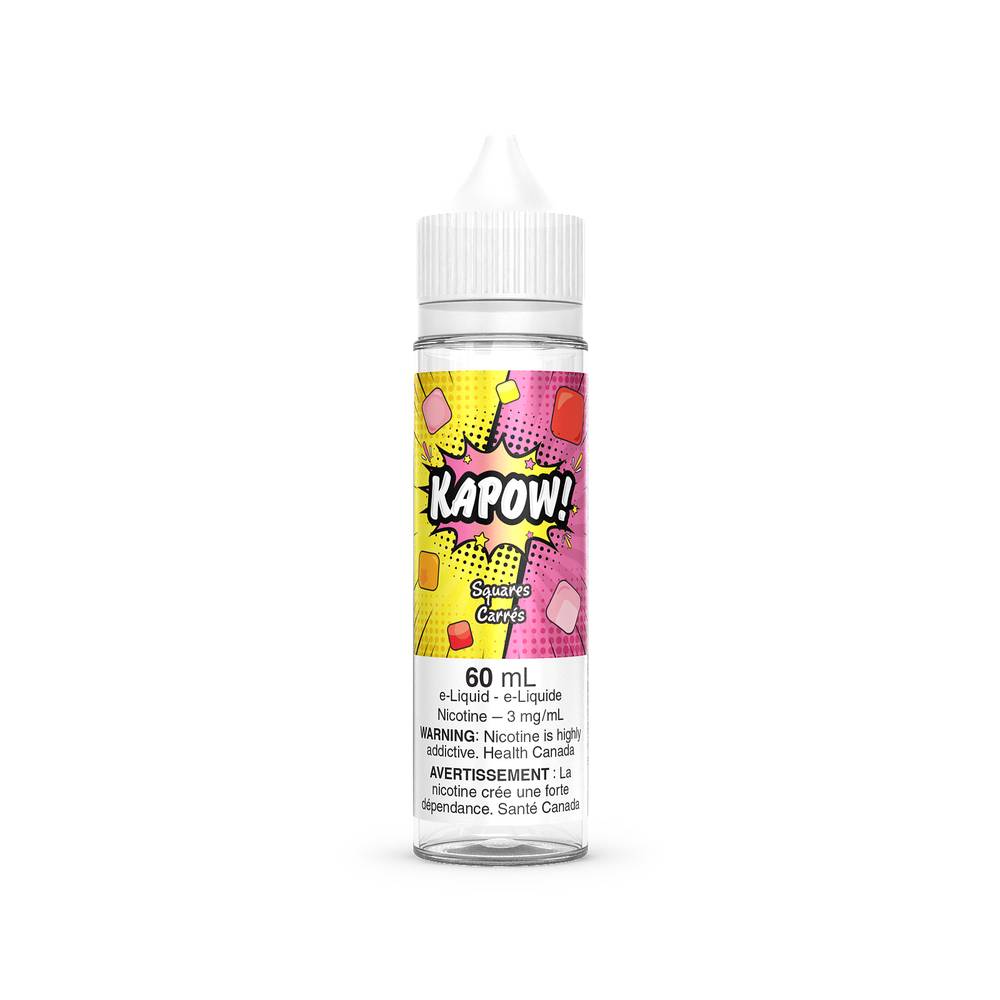 KAPOW! FREEBASE E-LIQUID Squares