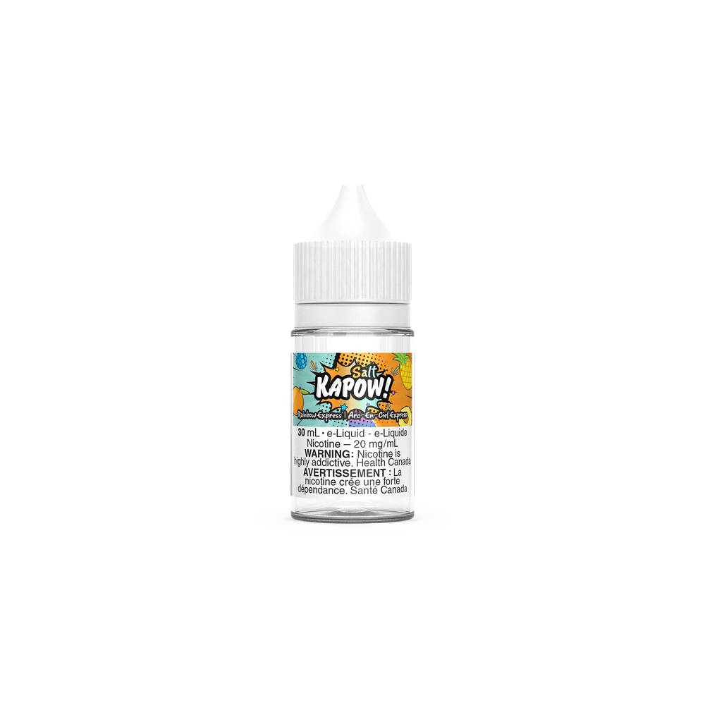 KAPOW NICOTINE SALT E-LIQUID RAINBOW EXPRESS