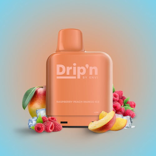 LevelX_Pod-Dripn-RaspberryPeachMangoIce