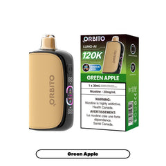 Orbito Lumo AI 120K Disposable Vape Green Apple