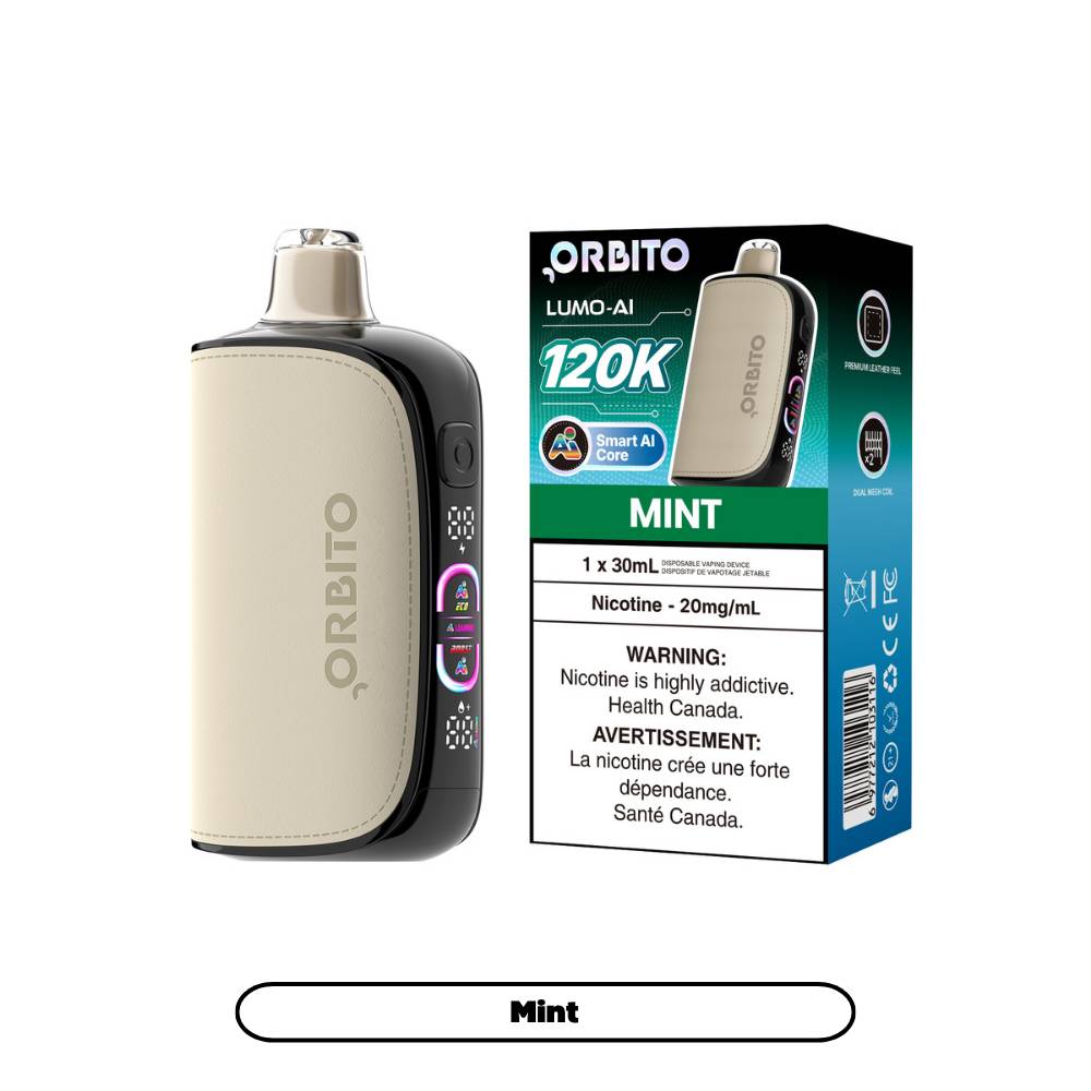 Orbito Lumo AI 120K Disposable Vape Mint
