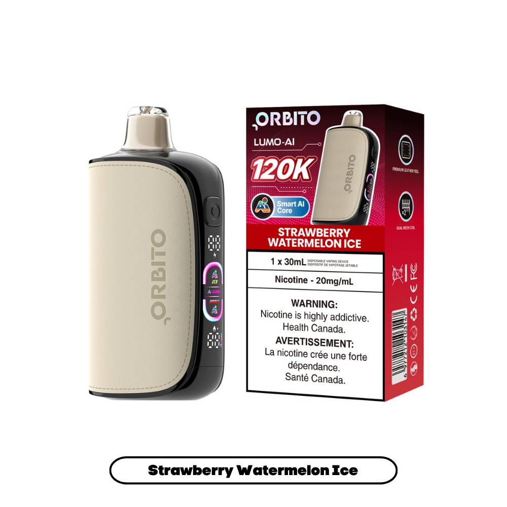 Orbito Lumo AI 120K Disposable Vape Strawberry WatermelonIce