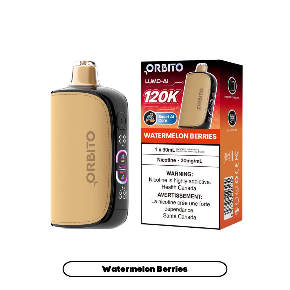 Orbito Lumo AI 120K Disposable Vape Watermelon Berries