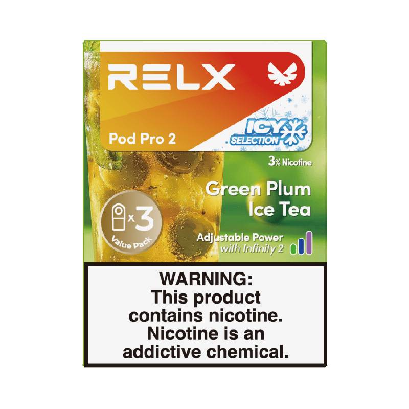 RELX-Pod-Pro-2-3-Pods-Green-Plum-Ice-Tea