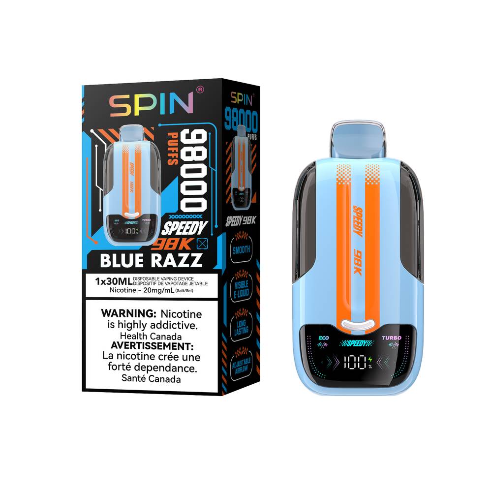 SPIN-SPEEDY-98K-Disposable-Vape_Blue Razz