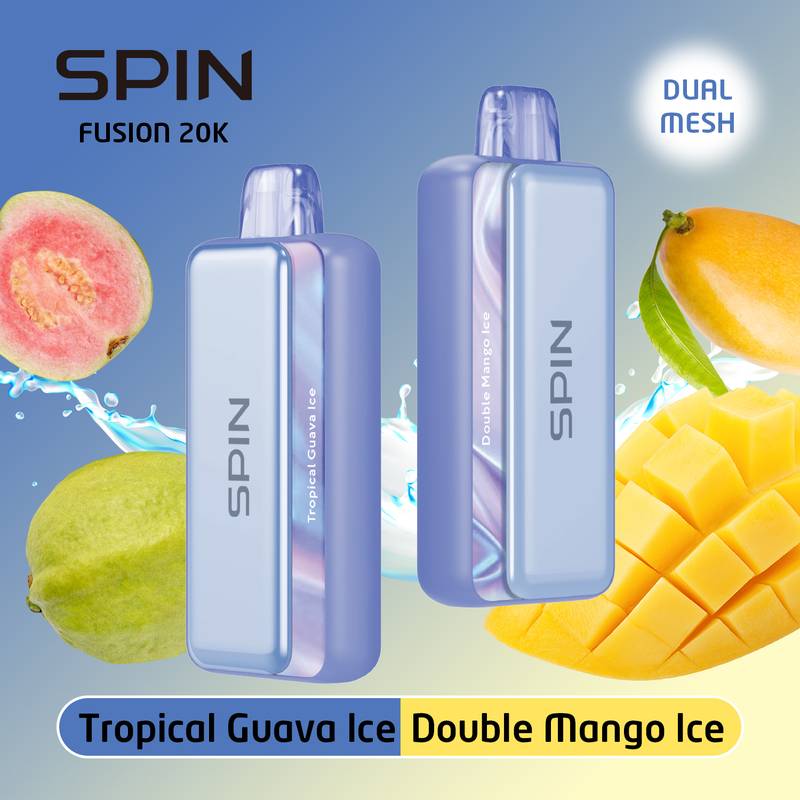 SPIN 20K TROPICAL GUAVA ICE AND DOUBLE MANGO ICE