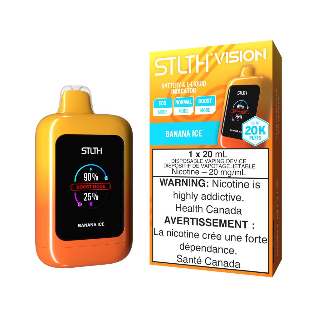 STLTH VISION 20K DISPOSABLE VAPE BANANAICE