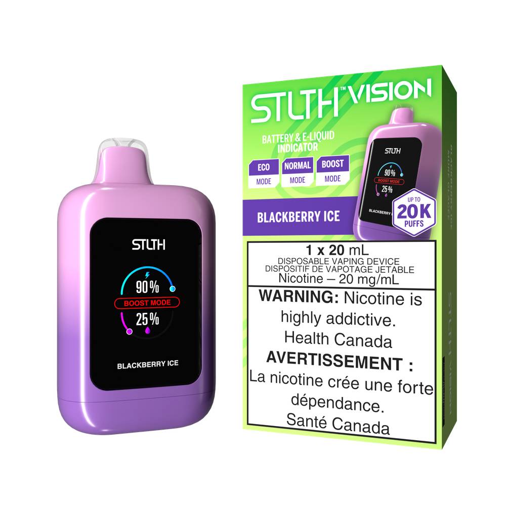 STLTH VISION 20K DISPOSABLE VAPE BLACKBERRYICE