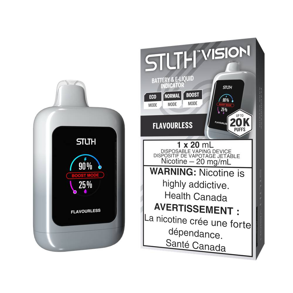 STLTH VISION 20K DISPOSABLE VAPE FLAVOURLESS