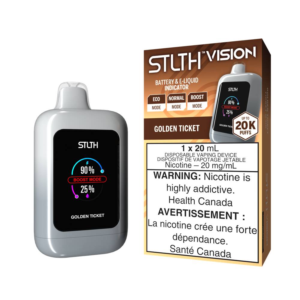 STLTH VISION 20K DISPOSABLE VAPE GOLDENTICKET