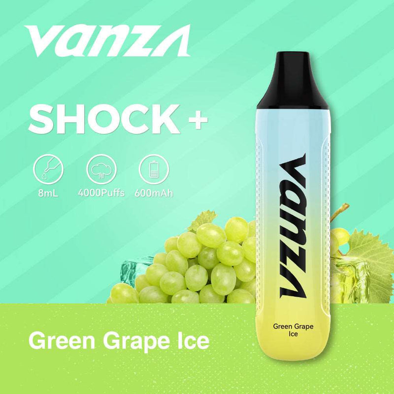 VANZA SHOCK+ GreenGrapeIce