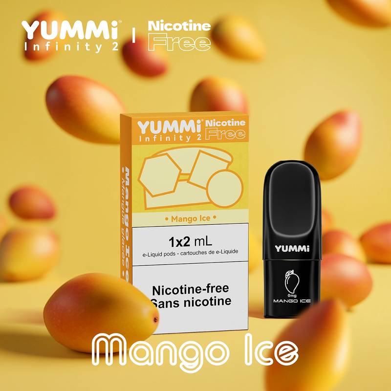 YUMMI 0MG INFINITY 2 PRO POD MANGO ICE