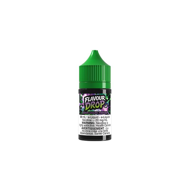 FLAVOUR DROP 20MG 30ML Nicotine Salt E-Liquid Sour Grape Freeze