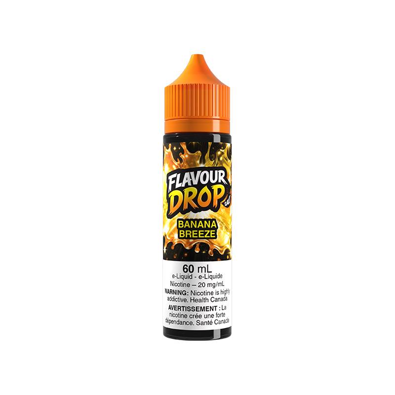 FLAVOUR DROP 20MG 60ML Nicotine Salt E-Liquid Banana Breeze