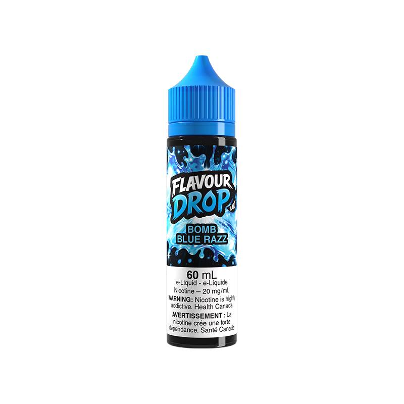 FLAVOUR DROP 20MG 60ML Nicotine Salt E-Liquid Bomb Blue Razz