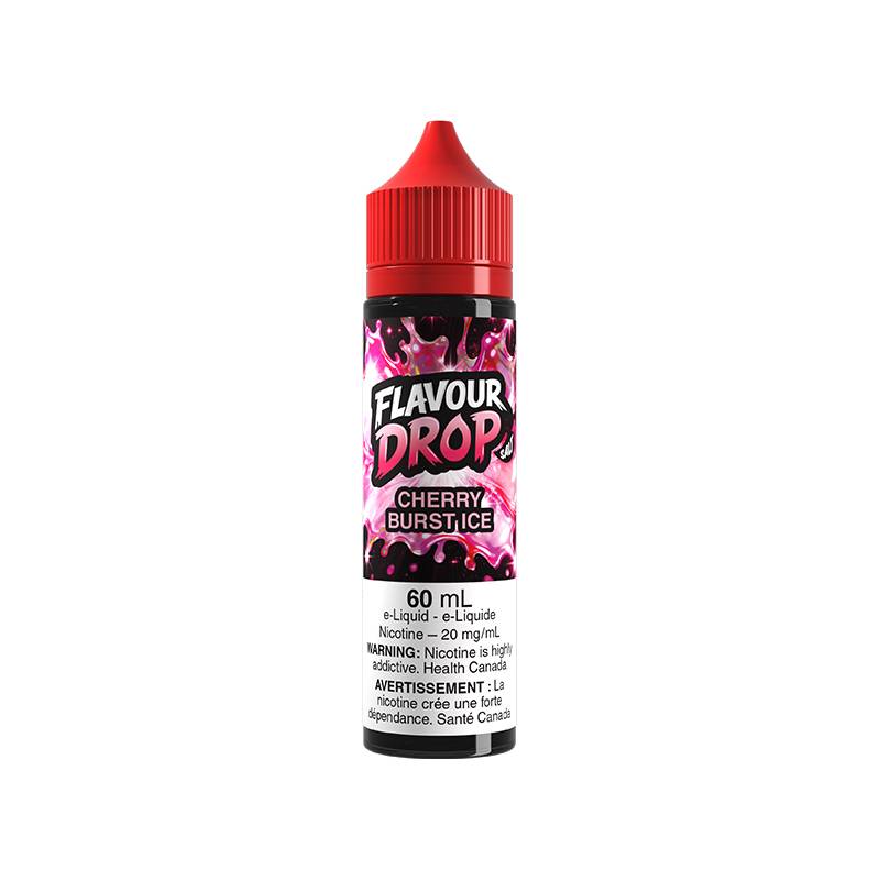 FLAVOUR DROP 20MG 60ML Nicotine Salt E-Liquid Cherry Burst Ice