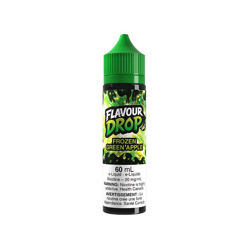 FLAVOUR DROP 20MG 60ML Nicotine Salt E-Liquid Frozen Green Apple