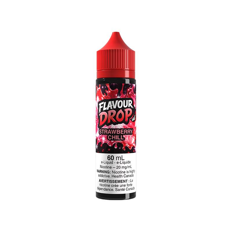 FLAVOUR DROP 20MG 60ML Nicotine Salt E-Liquid Strawberry Chill